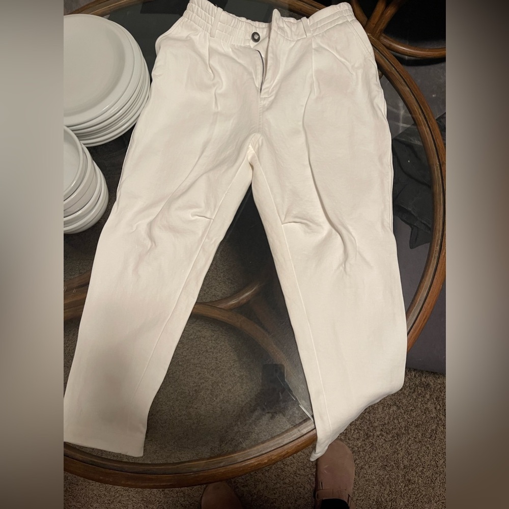 White Youngla dress pants